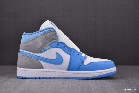 Rep EP Blue Grey DX9276-100 Jordan 1 University DX9276-100 Mid 0406